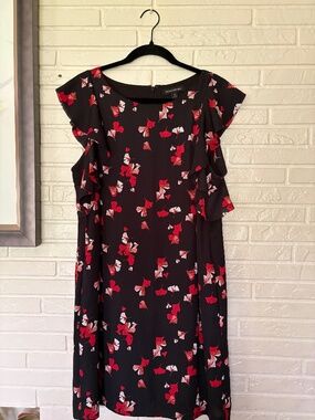 Banana Republic Flutter Sleeve Dress Sz 10